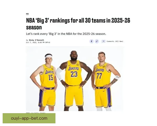 美媒发布最新NBA球队市值排名勇士居首湖人火箭紧随其后